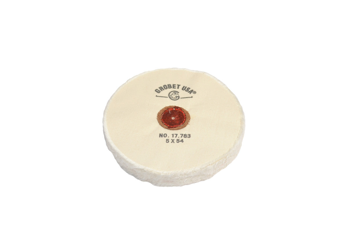 Grobet USA® 17.783 Finex Muslin Buff, Loose, 5″ X 45 Ply, LEAther Center, EA