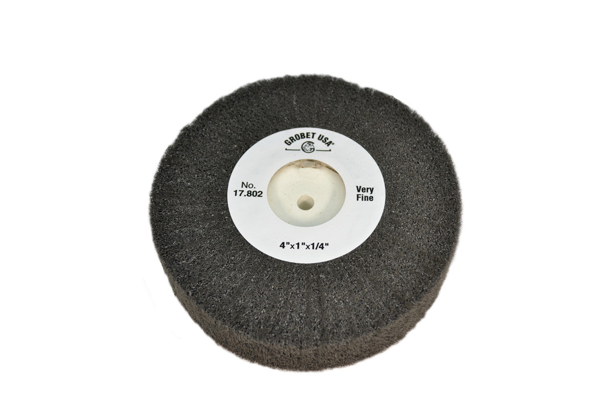 Grobet USA® 17.802 Silicon Oxide Flap Wheels, Very Fine, 4″ X 1″, EA
