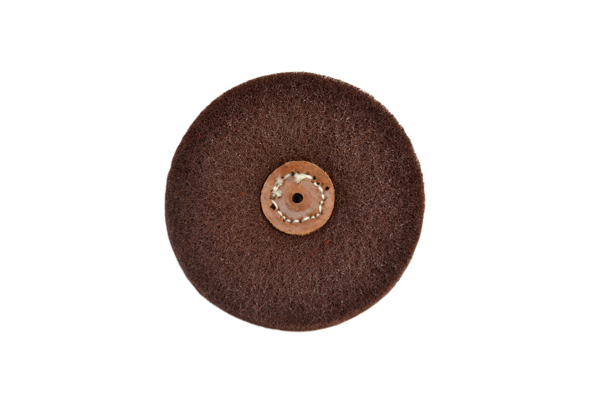 Grobet USA® 17.896 Satin Finish Buff, 4″ X 3 Ply, Fine, EA