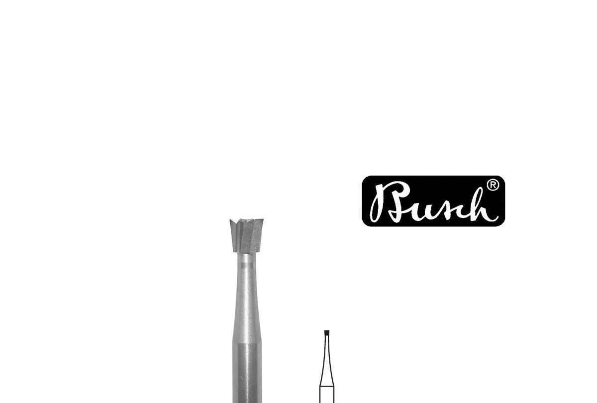 Grobet USA® 18.539 Busch Bur, Inverted Cone, Fig. 3, Size 008, EA