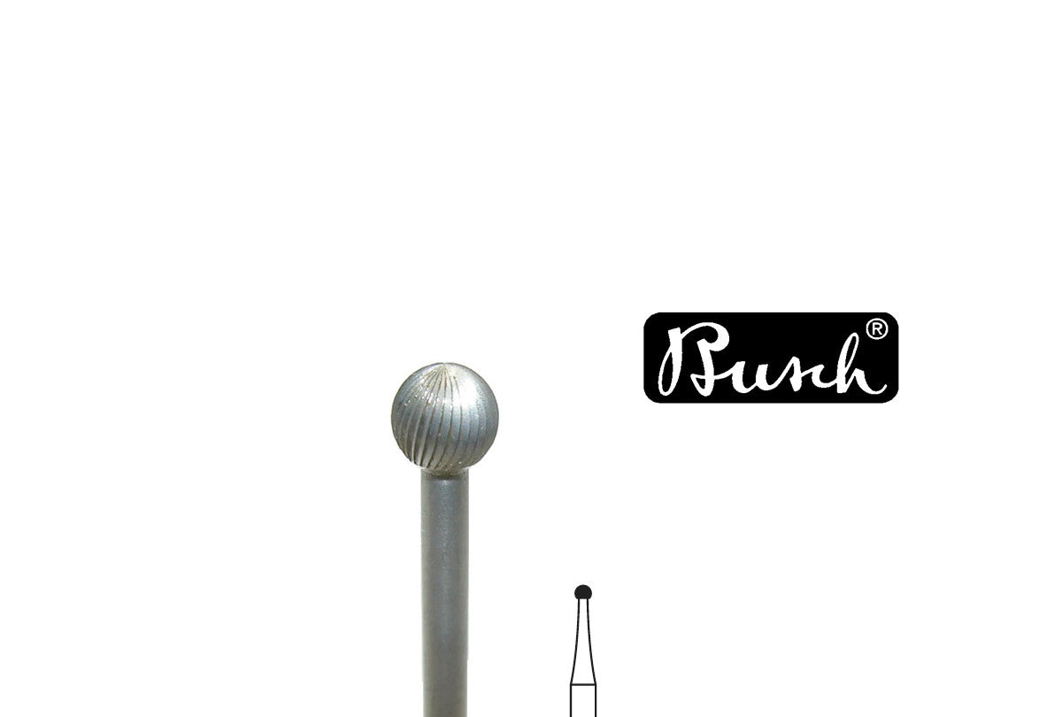 Grobet USA® 18.555 Busch Bur, Round Finishing, Fig. 145, Size 016, EA