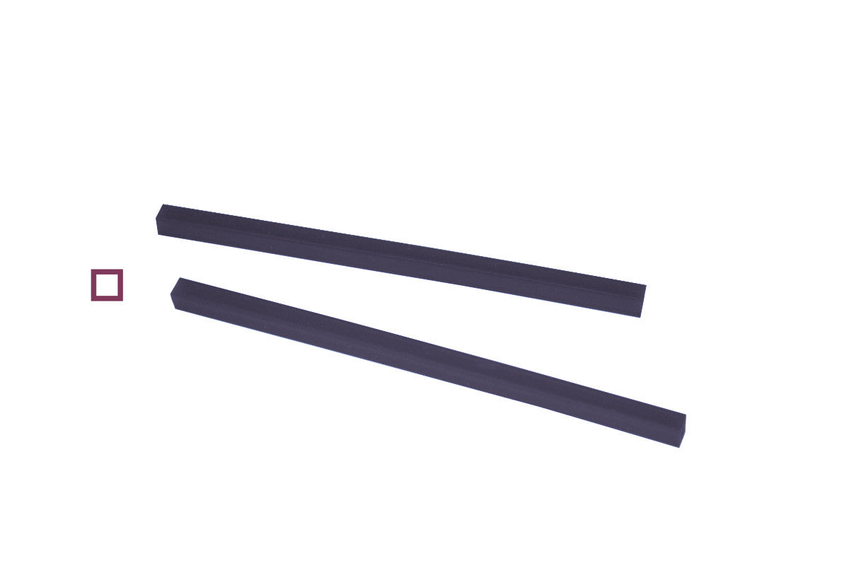 Grobet USA® 21.973 Cowdery Profile Wax, Square Tube, 2 Mm, Purple, EA