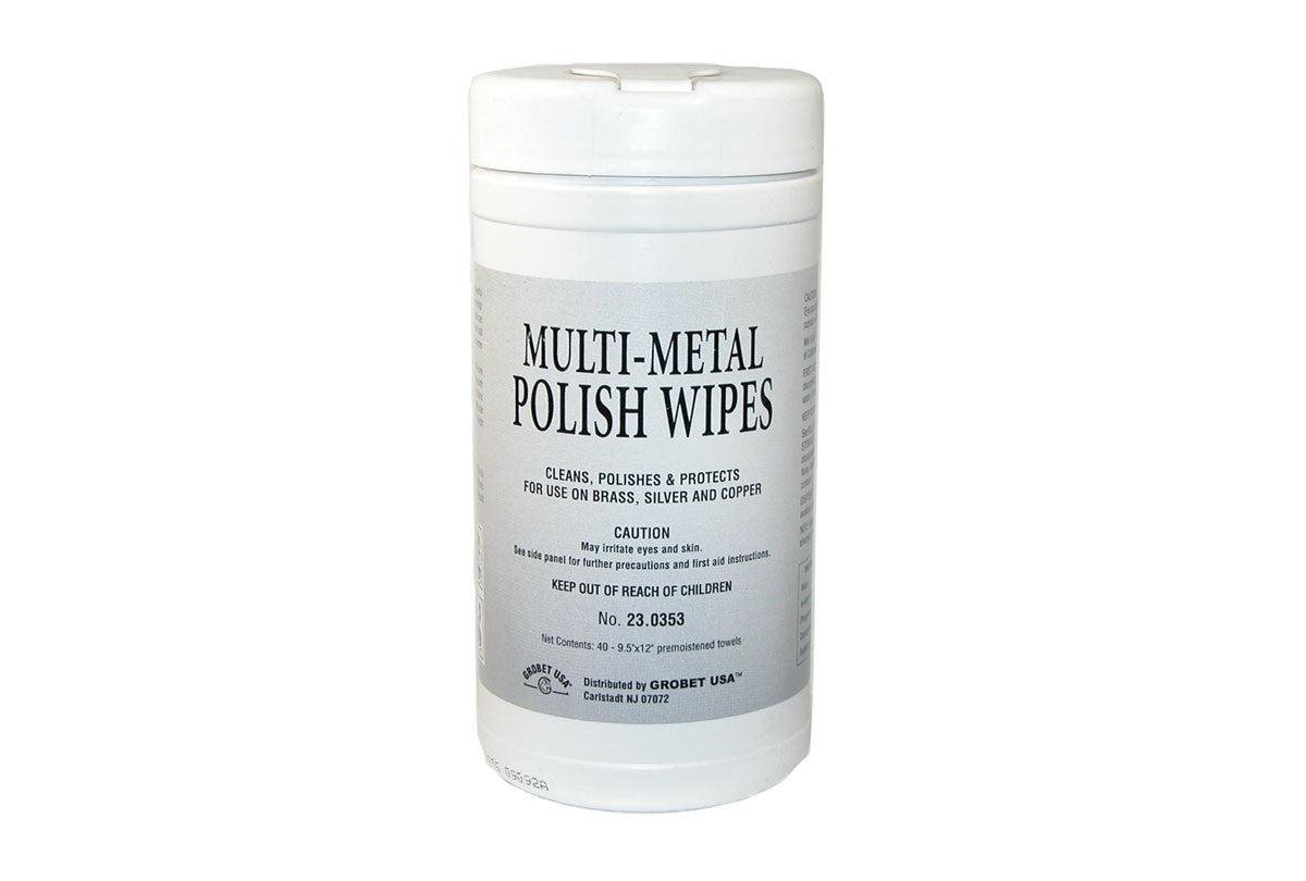 Grobet USA® 23.0353 Multi-Metal Polish Wipes, EA