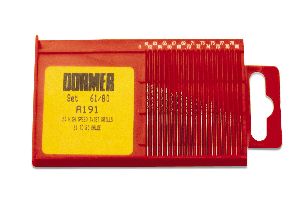 Grobet USA® 28.0536/65 Dormer Twist Drill, High Speed Steel, Package Of 10, Size 65, EA