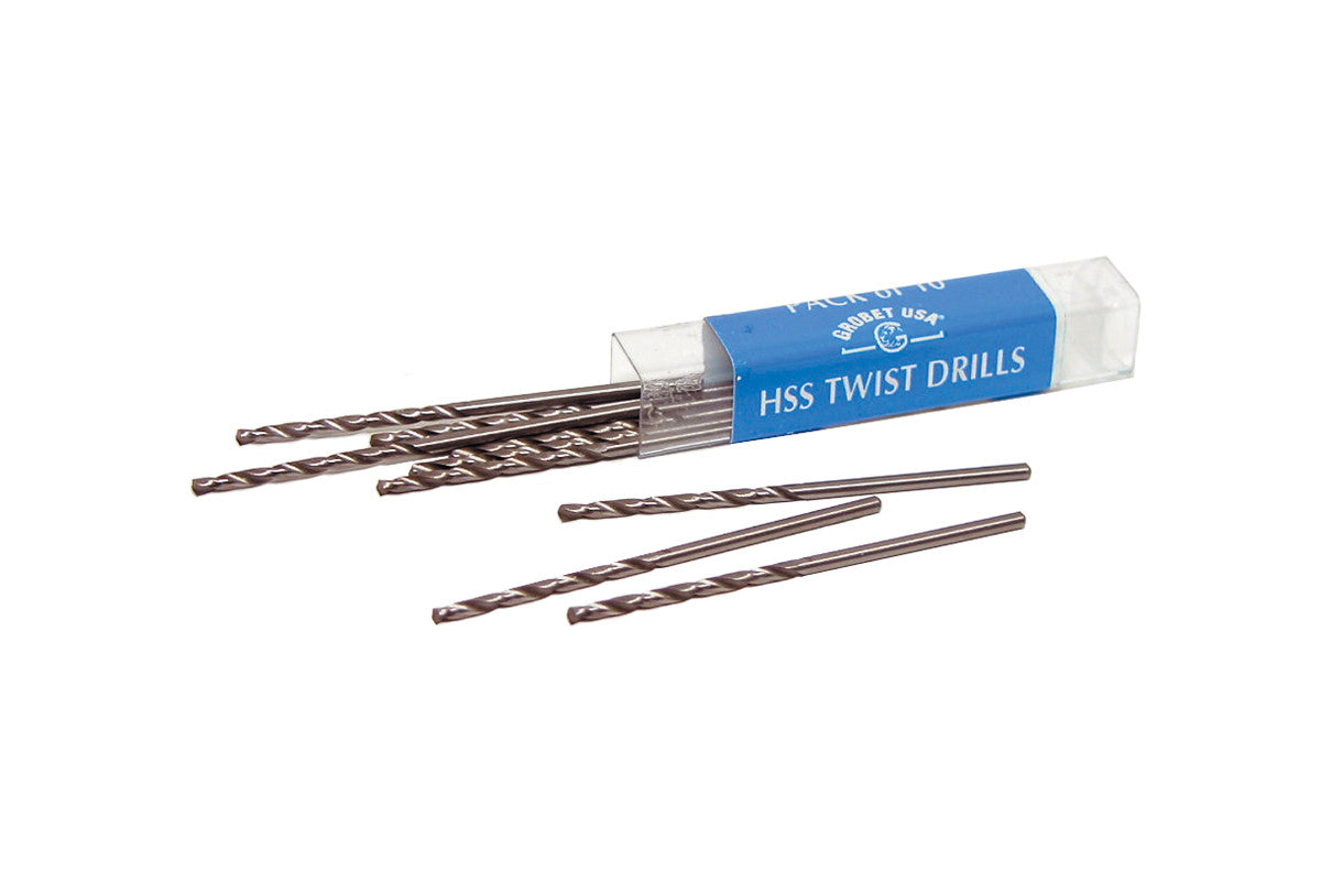 Grobet USA® 28.475 Twist Drills, Package Of 10, Size 57, EA