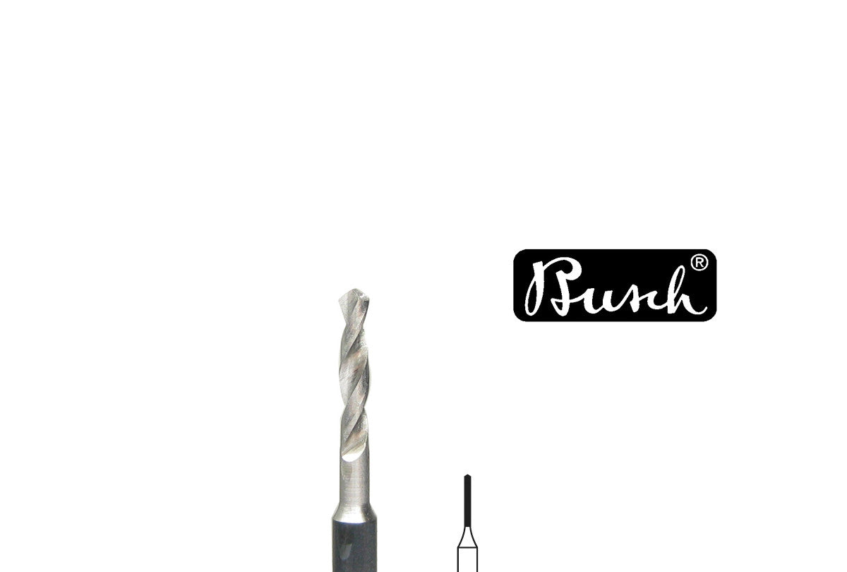 Grobet USA® 28.623 Busch Drill, High Speed Steel, Fig. 203Hss, Size 008, EA