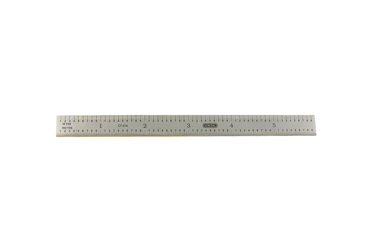 Grobet USA® 35.512 Flexible Stainless Inch Ruler, EA