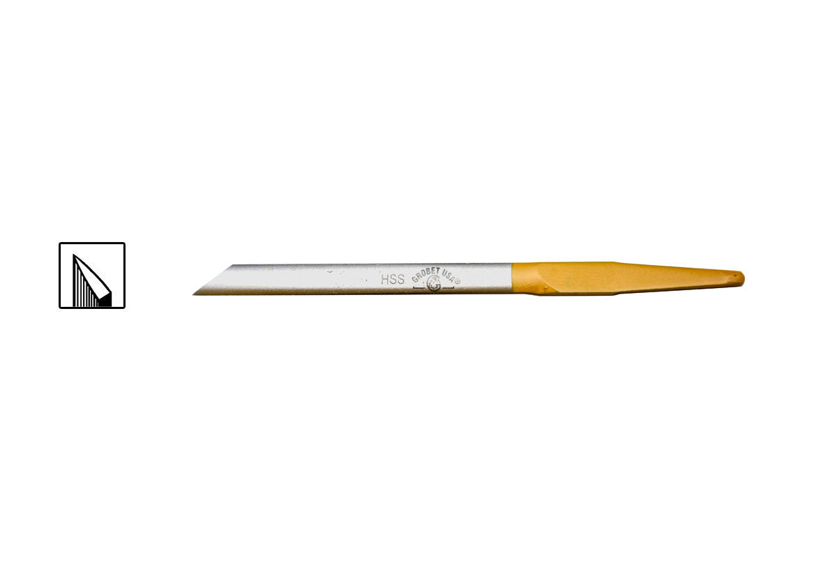 Grobet USA® 36.275 Grobet High Speed Steel Graver, Onglette 7, EA