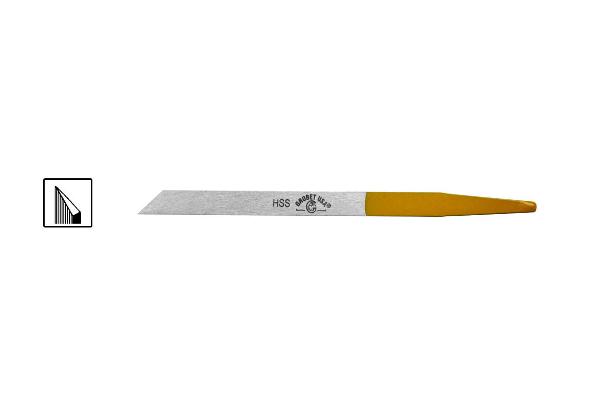 Grobet USA® 36.303 Grobet High Speed Steel Graver, Knife 3, EA