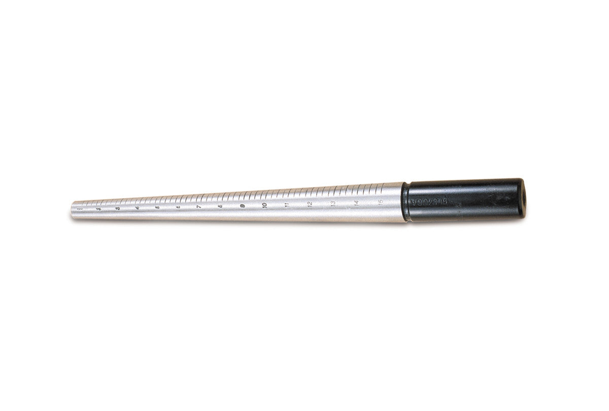 Grobet USA® 43.076 Ring Mandrel, Graduated With Ring Sizes, EA