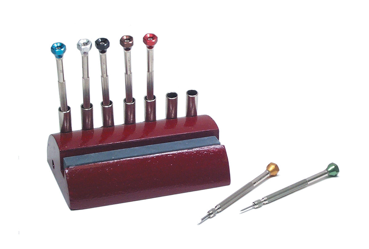Grobet USA® 52.0762 Screwdriver & Stand Set, EA
