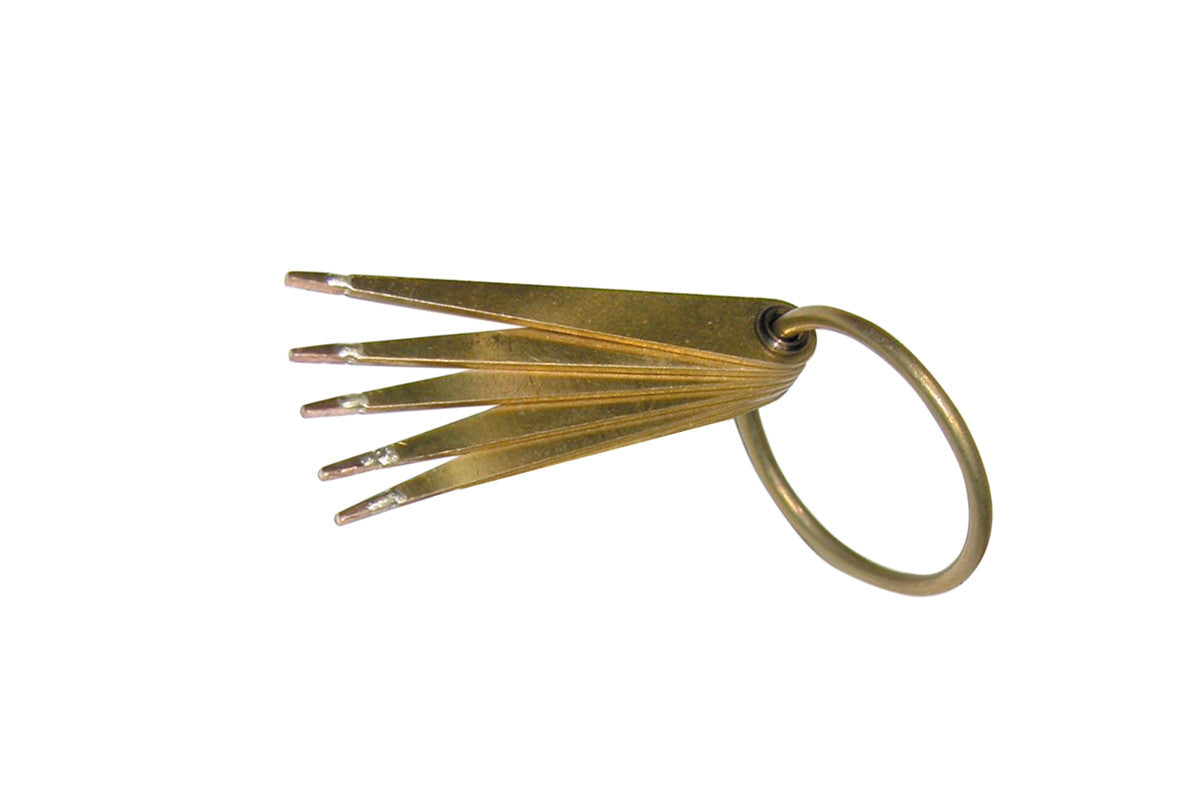 Grobet USA® 56.707 Set Of 5 Testing Needles For 8, 10, 12, 14 And 18 Karat Gold, EA