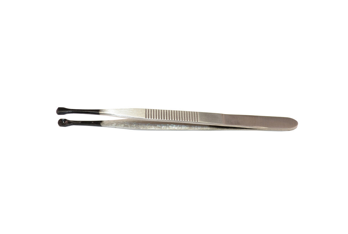 Grobet USA® 57.0346 PEArl And BEAd Holding Tweezers, EA