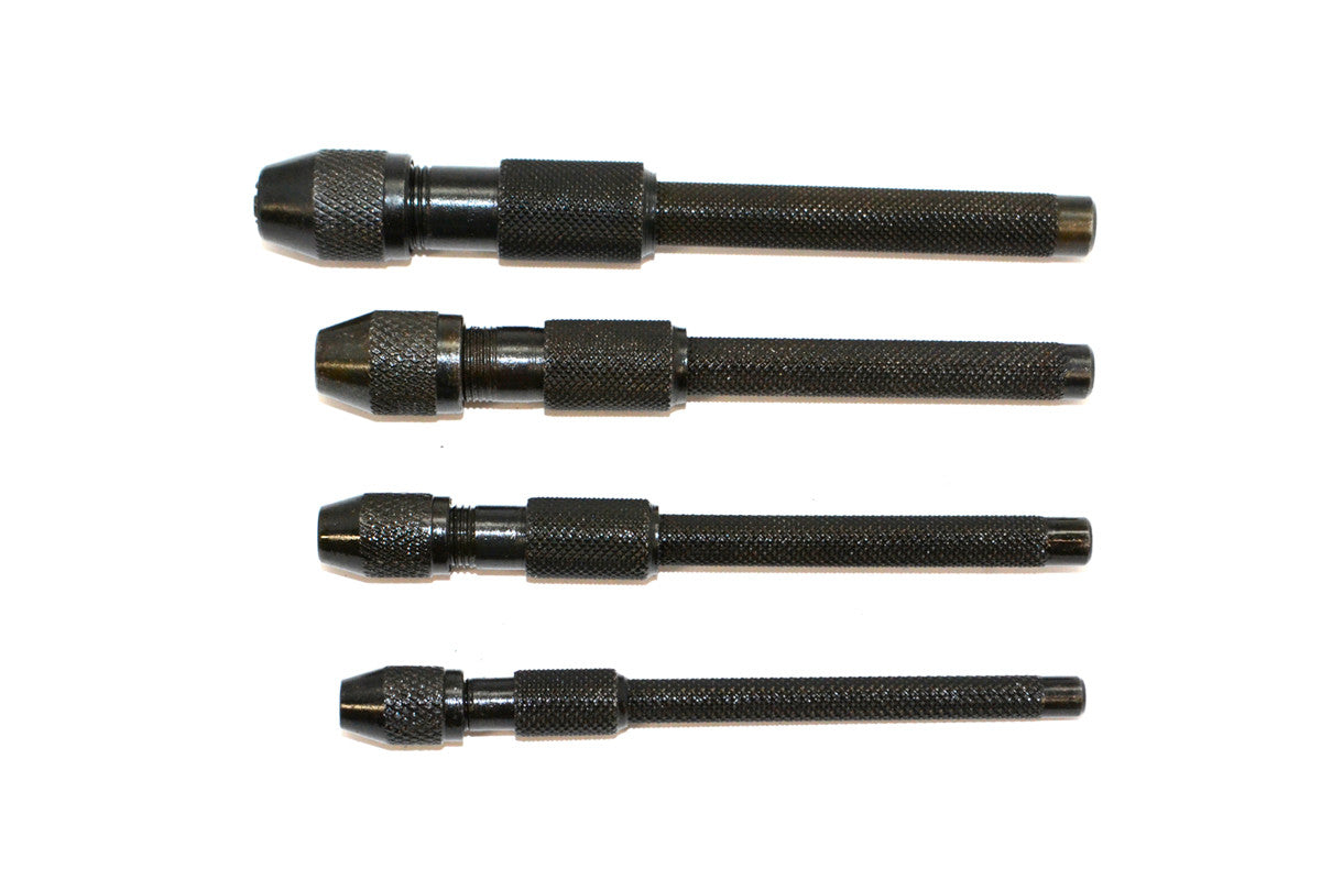 Grobet USA® 58.284 Precision Pin Vises, Set Of Four, EA