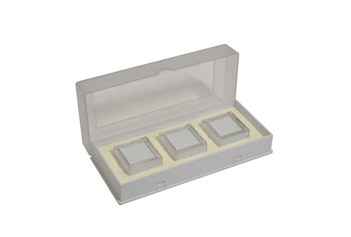 Grobet USA® 61.467 Gem Tray With 3 Boxes, White, EA