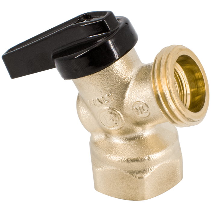 Legend Valves 107-555NL 3/4" No Lead Forged Brass 1/4-Turn Ball Valve Boiler Drain