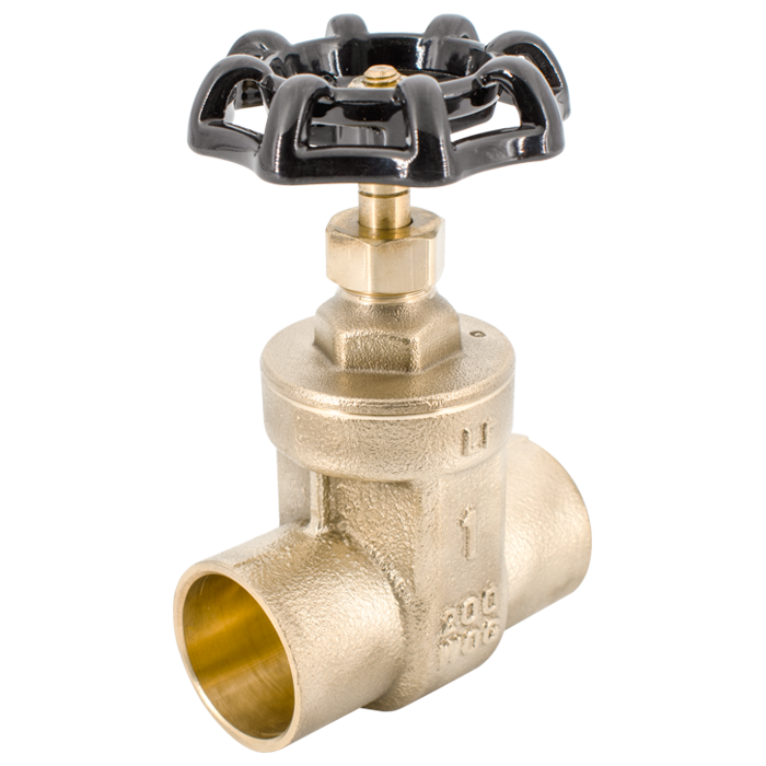 Legend Valves 104-405NL 1" No Lead Forged Brass Gate Valve