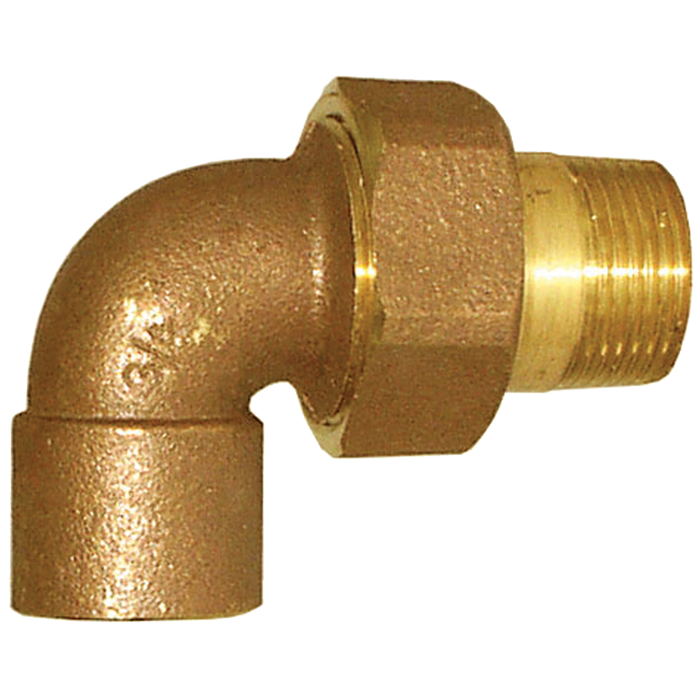 Legend Valves 110-166 3/4" Cast Bronze Sweat Union Elbow