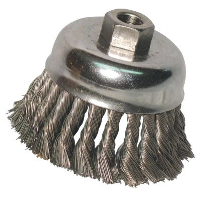 ANCHOR BRAND 4KC58S Anchor 4" Ss Knot Cup 4"X .020Ss 5/8-11