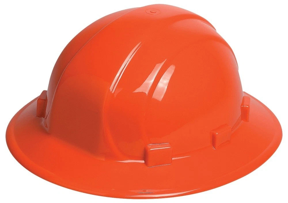 Delta Plus WEL19923HO Omega II® Full Brim with 6-Point One-D Rotor Suspension, Hi Viz Orange