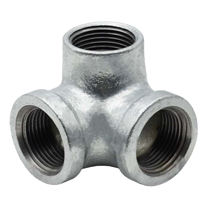 Legend Valves 352-054 3/4" SA Siam Class 150 Malleable Galvanized Iron Side Outlet Elbow