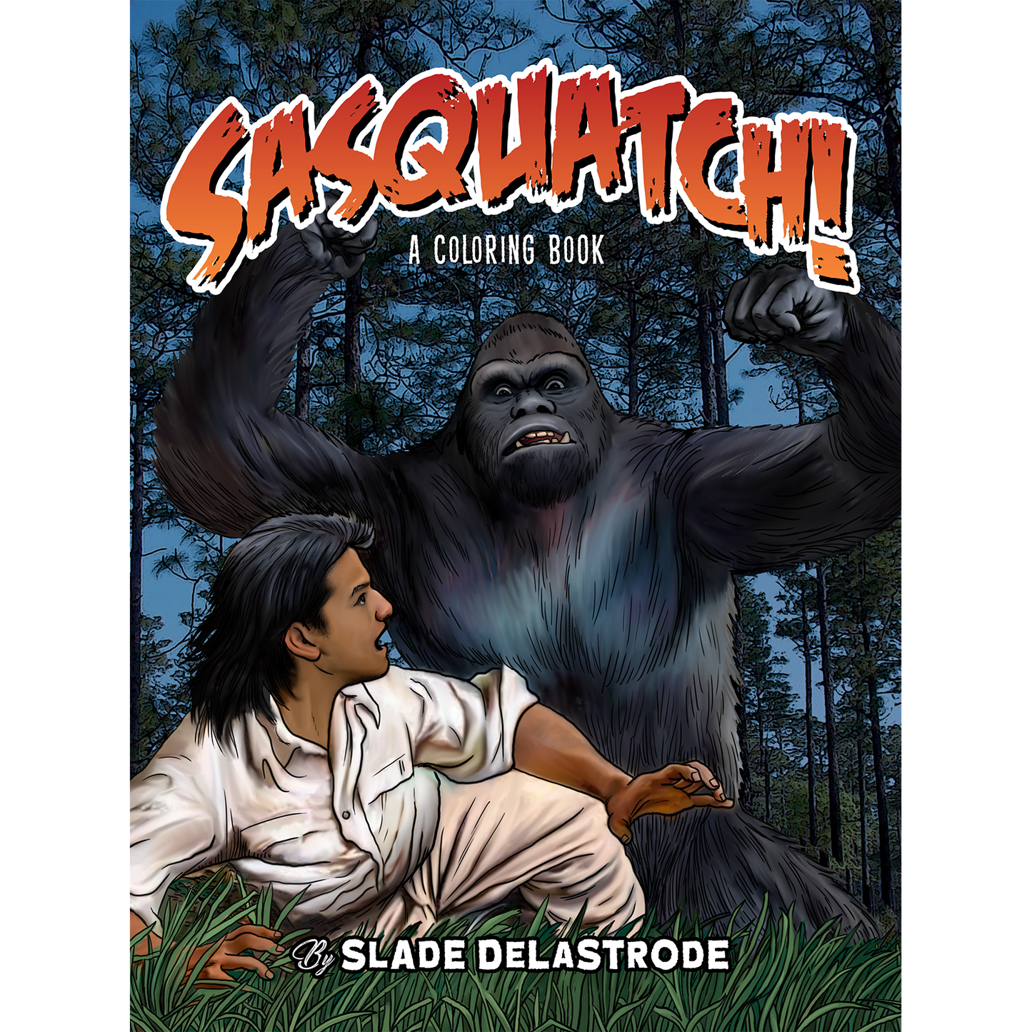 Paradise Clay IHP_SDS004 Sasquatch: A Coloring Book - Book