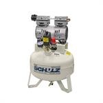 Schulz 931.1312-0 CSD 9/08, 1.5 HP, 120 PSI, Single Stage Tank Mounted Oil Less Air Compressor
