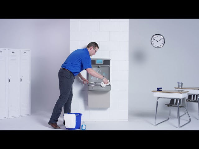 Elkay LMABFTLDDWSSK ezH2O® Bottle Filling Station with Mechanically Activated Bi-Level ADA Cooler Filtered Non-Refrigerated Stainless
