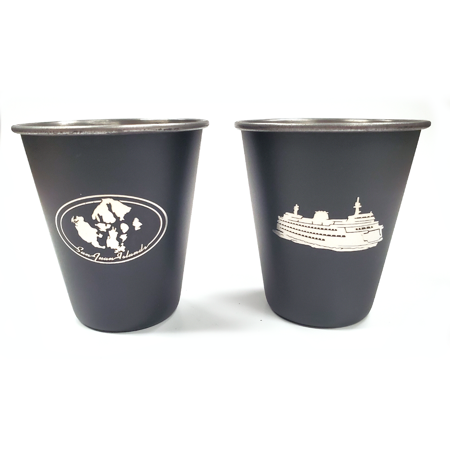 Paradise Clay SHGC17 San Juan Islands Stainless Steel Shotglass