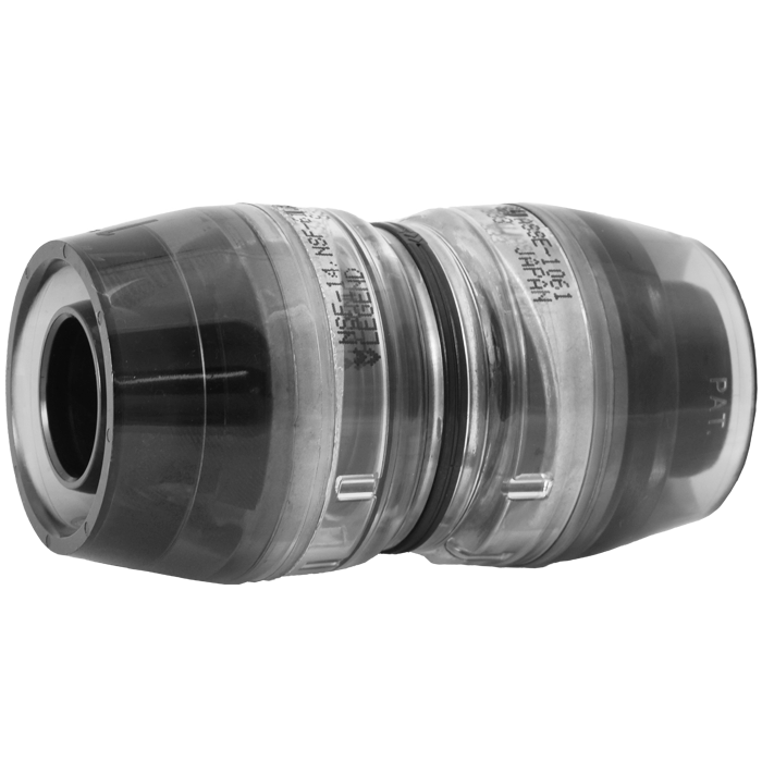 Legend Valves 465-223 1/2" SmartClick PE-RT & PEX Connector Coupling