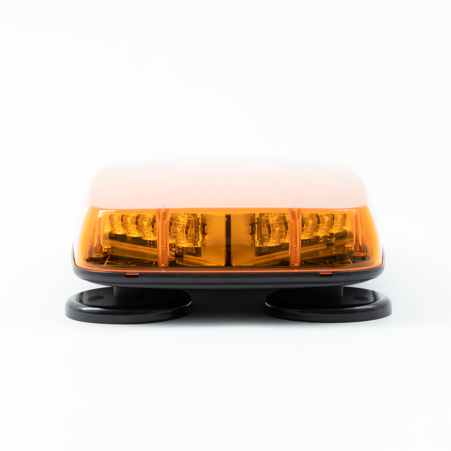 Soundoff Signal EPL7PDFC Pinnacle Mini Lightbar (Epl7000) - Standard Permanent Mount W/ 12 Ft Cable For Hardwire Installation – Amber/White Leds