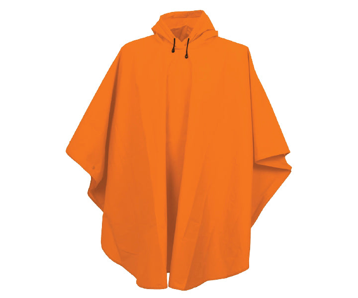 Cordova Safety RP10O Rain Poncho, Orange