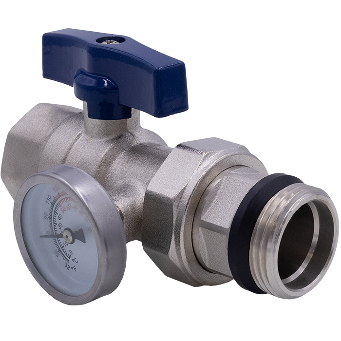 Legend Valves 833-855B 1" Isolation Valve with Thermometer for M-8330 & M-8300E Stainless Steel Manifolds