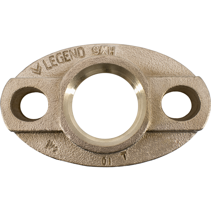 Legend Valves 313-707NL 1-1/2" No Lead Cast Bronze Water Service Meter Flange