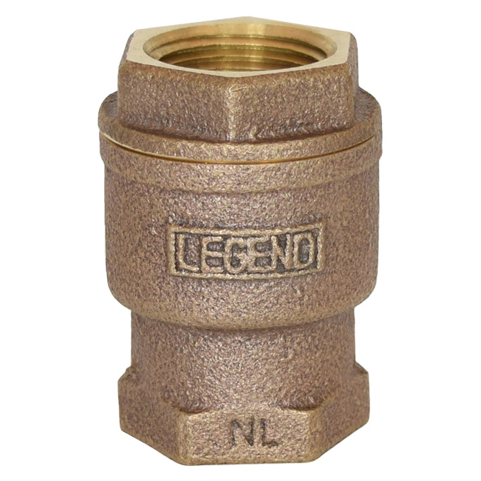 Legend Valves 105-445 1" Cast Bronze In-Line Check Valve