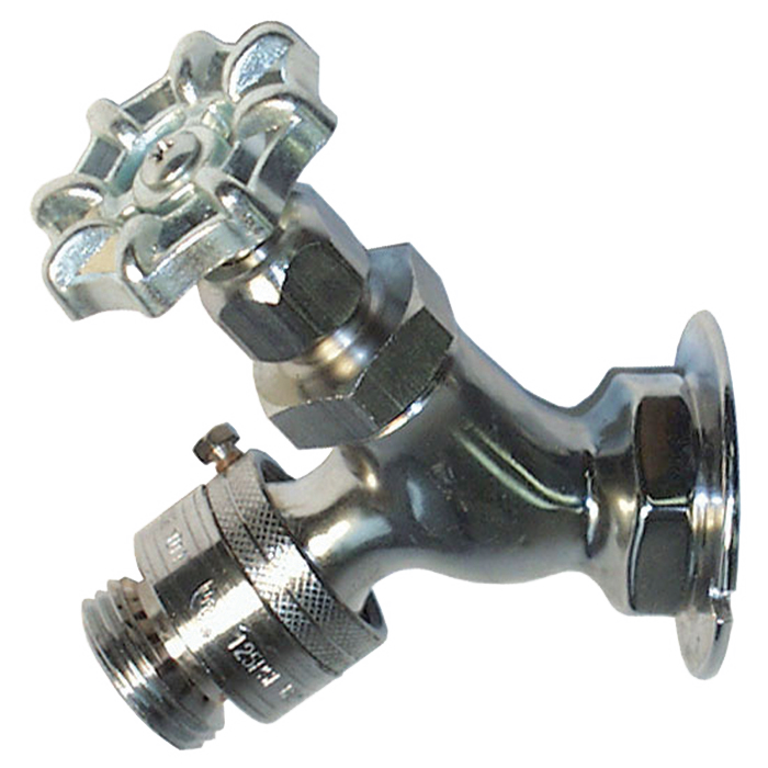 Legend Valves 107-414NL 3/4" No Lead Chrome-Plated Brass Commercial Sillcock with Vacuum Breaker