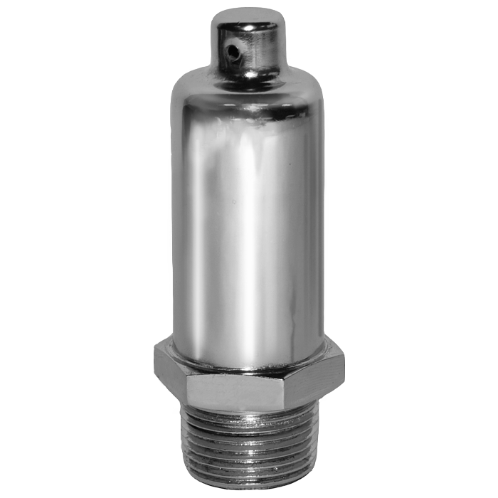 Legend Valves 110-324 3/4" T-95 Straight Economy Air Vent, Chrome Plated, MNPT / FNPT