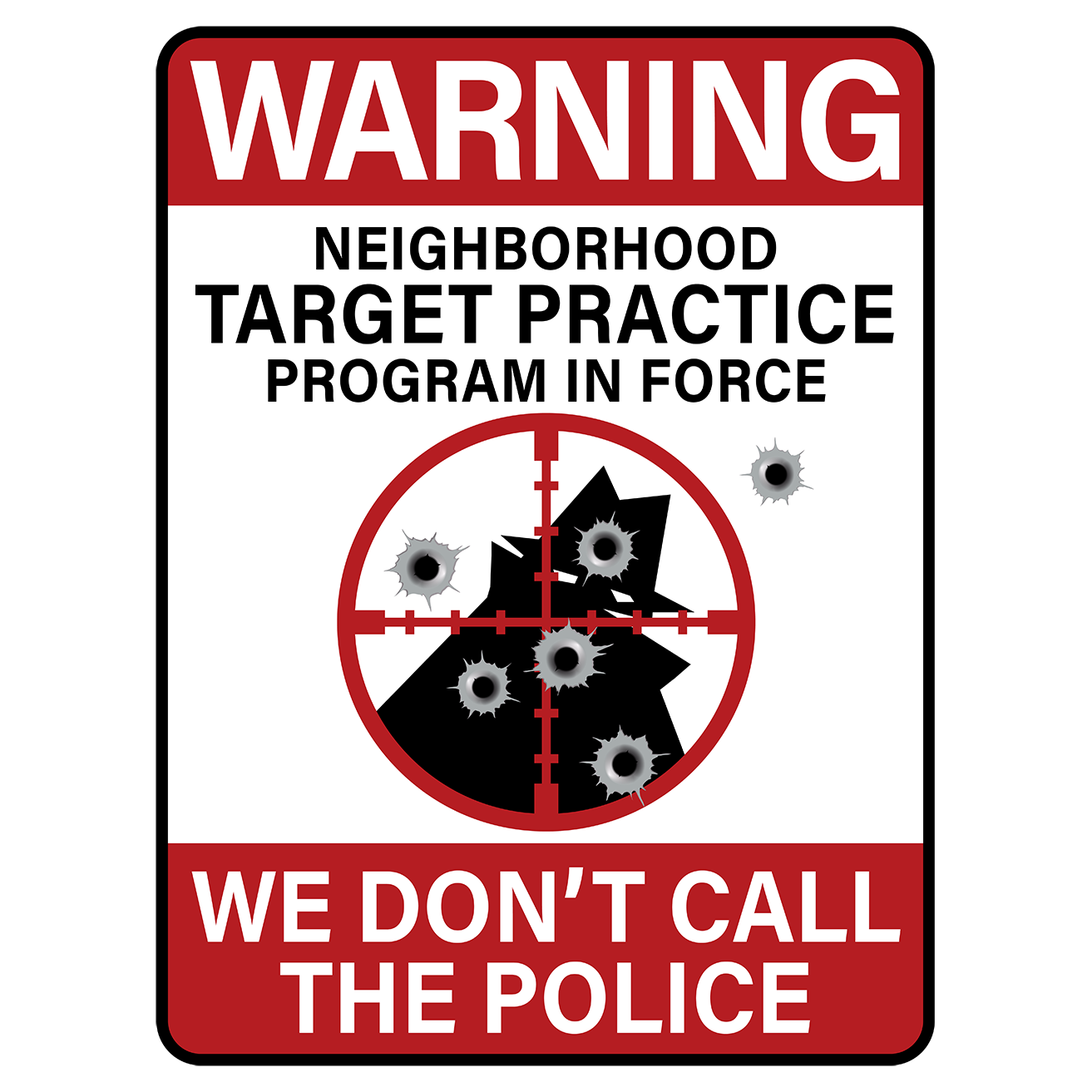 Paradise Clay IHS529 Target Practice - Vinyl Sticker (1 STICKER)