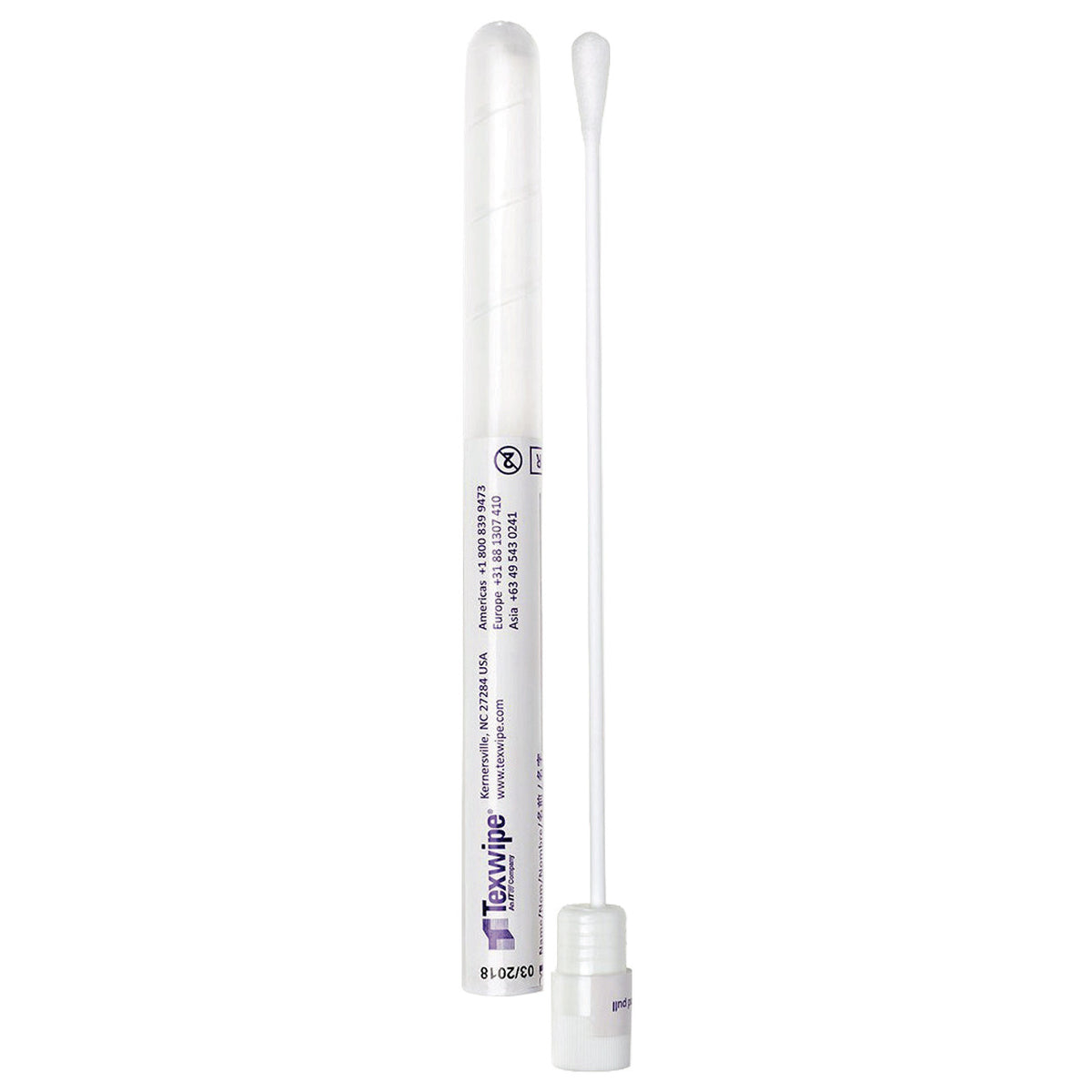 SOS Cleanroom Texwipe STX705PT Sterile Dry Collection and Transport System (Cotton Swab) (Case Qty.) - Case