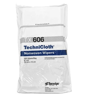 SOS Cleanroom Texwipe TX606 TechniCloth 6" x 6" Cellulose and Polyester Cleanroom Wiper - Case