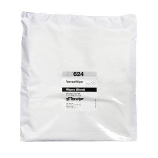 SOS Cleanroom Texwipe TX624 VersaWipe 4" x 4" Cellulose and Polyester Cleanroom Wiper - Case