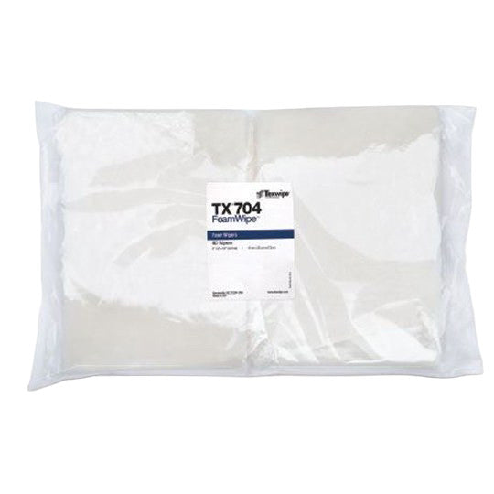 SOS Cleanroom Texwipe TX704 FoamWipe 6" x 9" x 1/8" Polyurethane Foam Cleanroom Wiper - Bag
