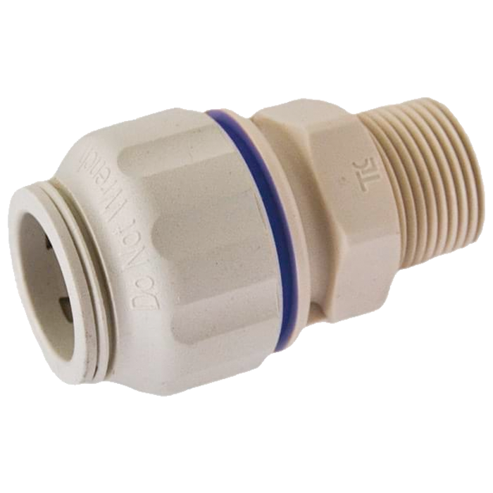 Legend Valves 465-017 1" Turn-n-Loc Push MNPT Adapter