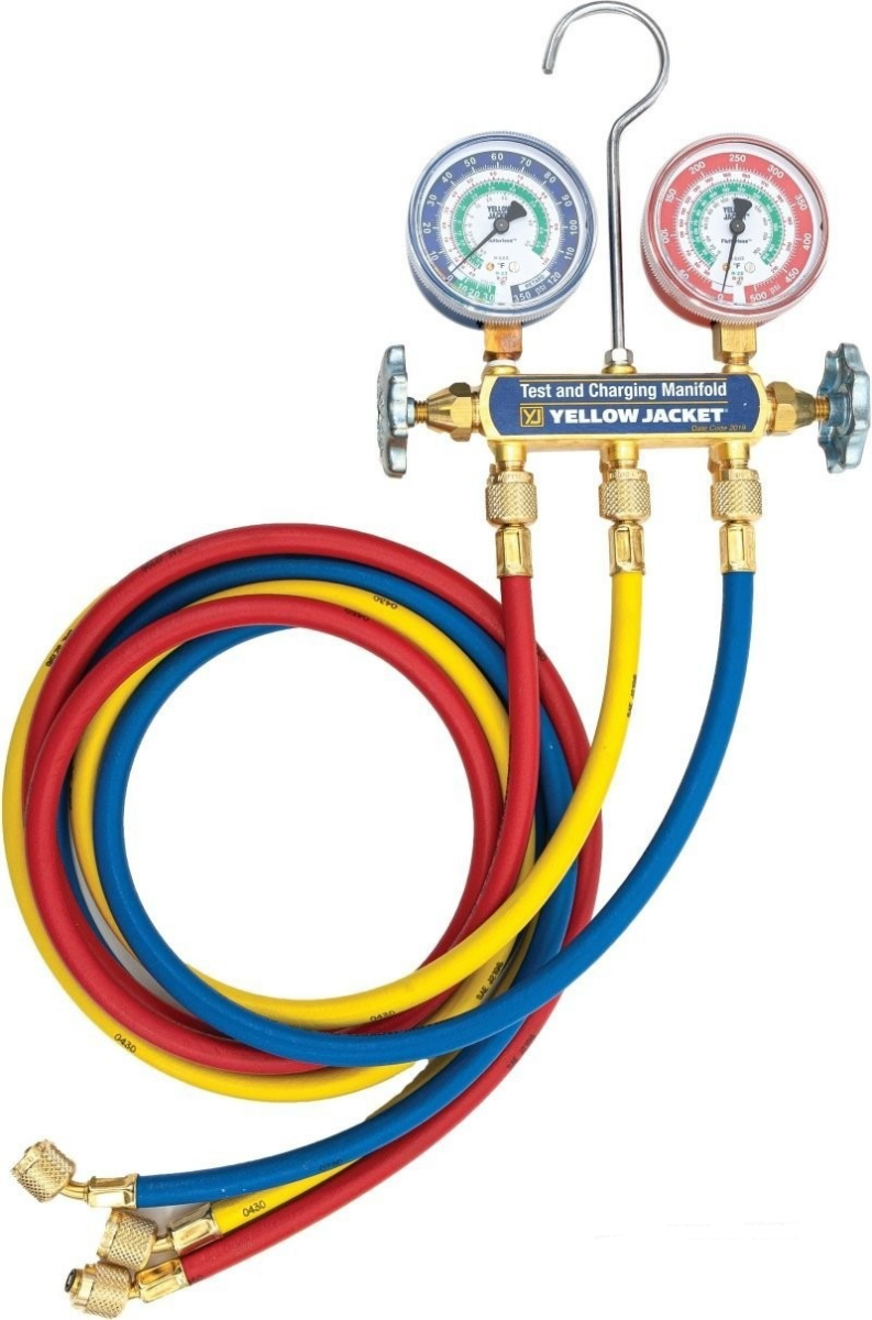 Yellow Jacket 41215 With 60" PLUS II standard fittings, psi, R12/22/502, °F