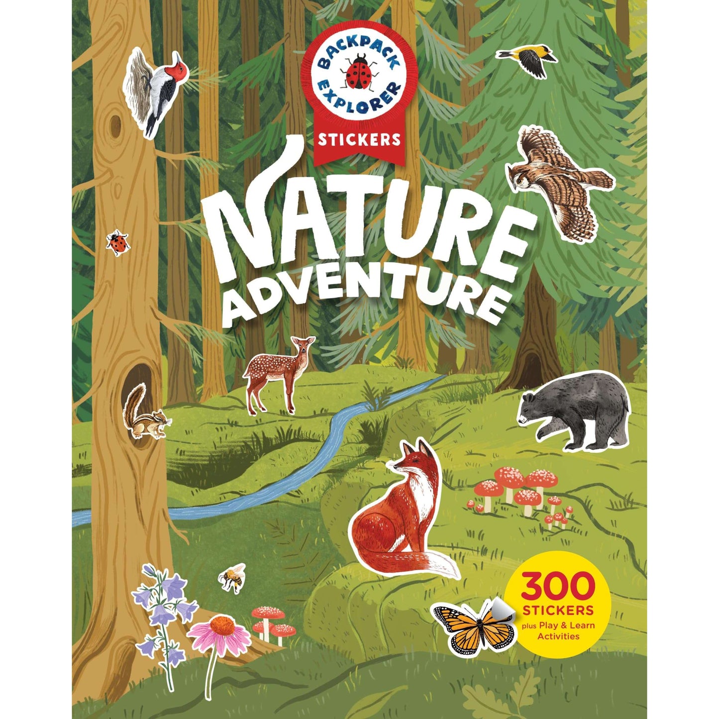 Paradise Clay HCT093 Backpack Explorer Stickers: Nature Adventure - Book