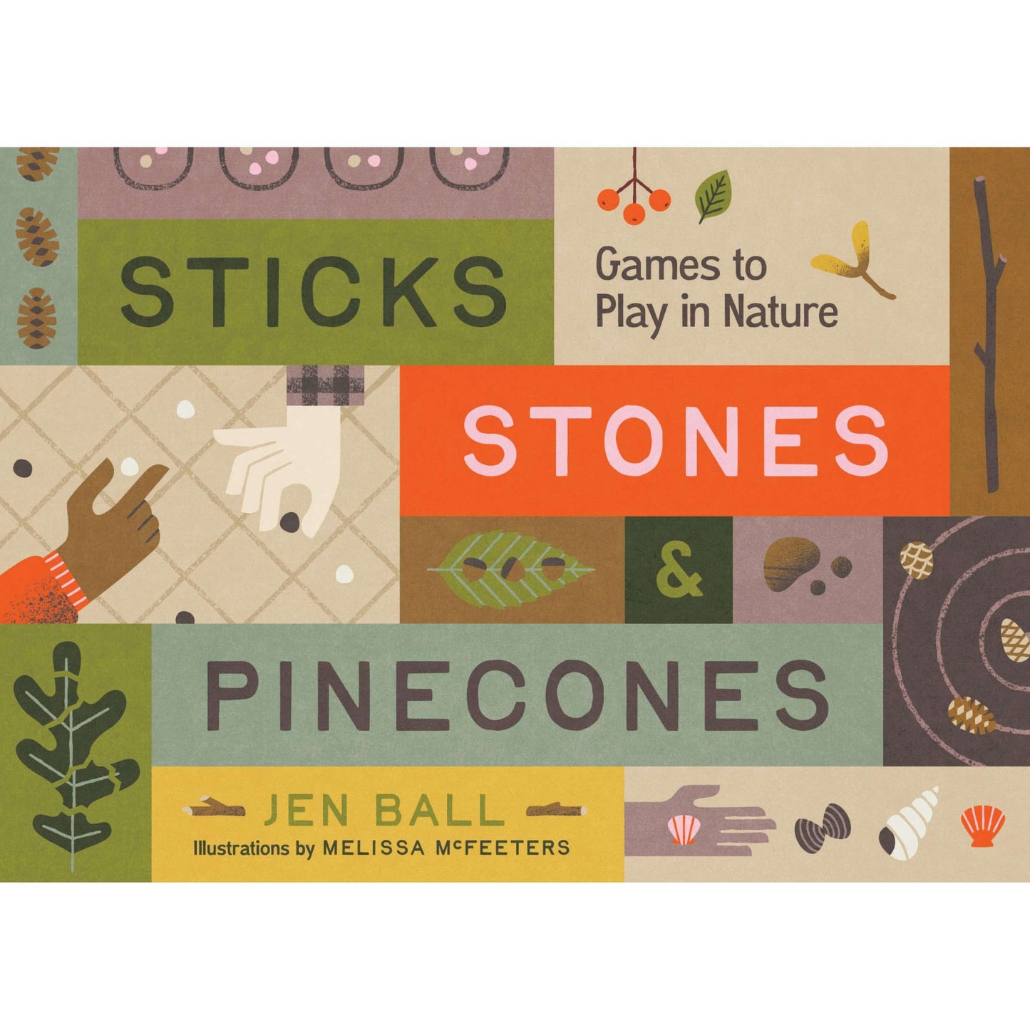 Paradise Clay MOU150 Sticks, Stones and Pinecones - Activity Game Set