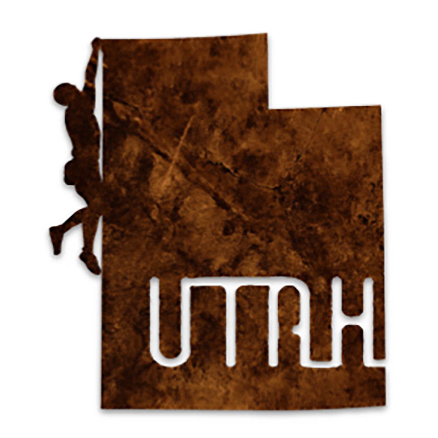 Paradise Clay PAR943 Utah Climber V2 with Utah Text - Magnet