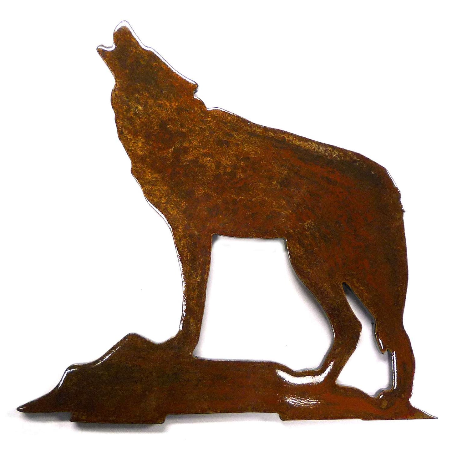 Paradise Clay PAR636 Wolf on Rocks MAGNET