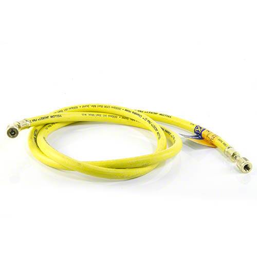 Yellow Jacket 20448 48", Yellow, 1/4" straight x 1/4" 45°, PLUS II BÂ