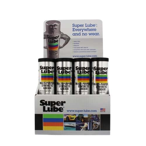 Super Lube 11367 Counter Display - Cartridges (12 Pcs)